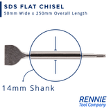 SDS Plus 50mm Wide Chisel x 250mm Long