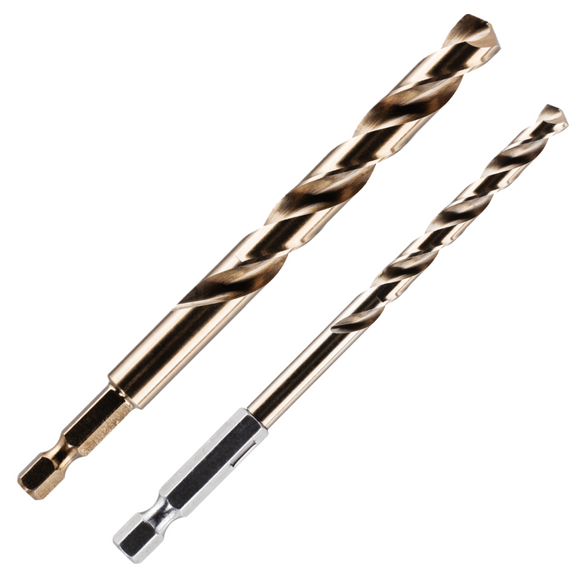 Hex Shank Cobalt Jobber Drill Bits Hard Metals SS