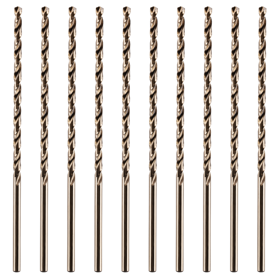 Box Of 10 x DIN1869 HSS Cobalt Extra Long Series Jobber Drill Bit