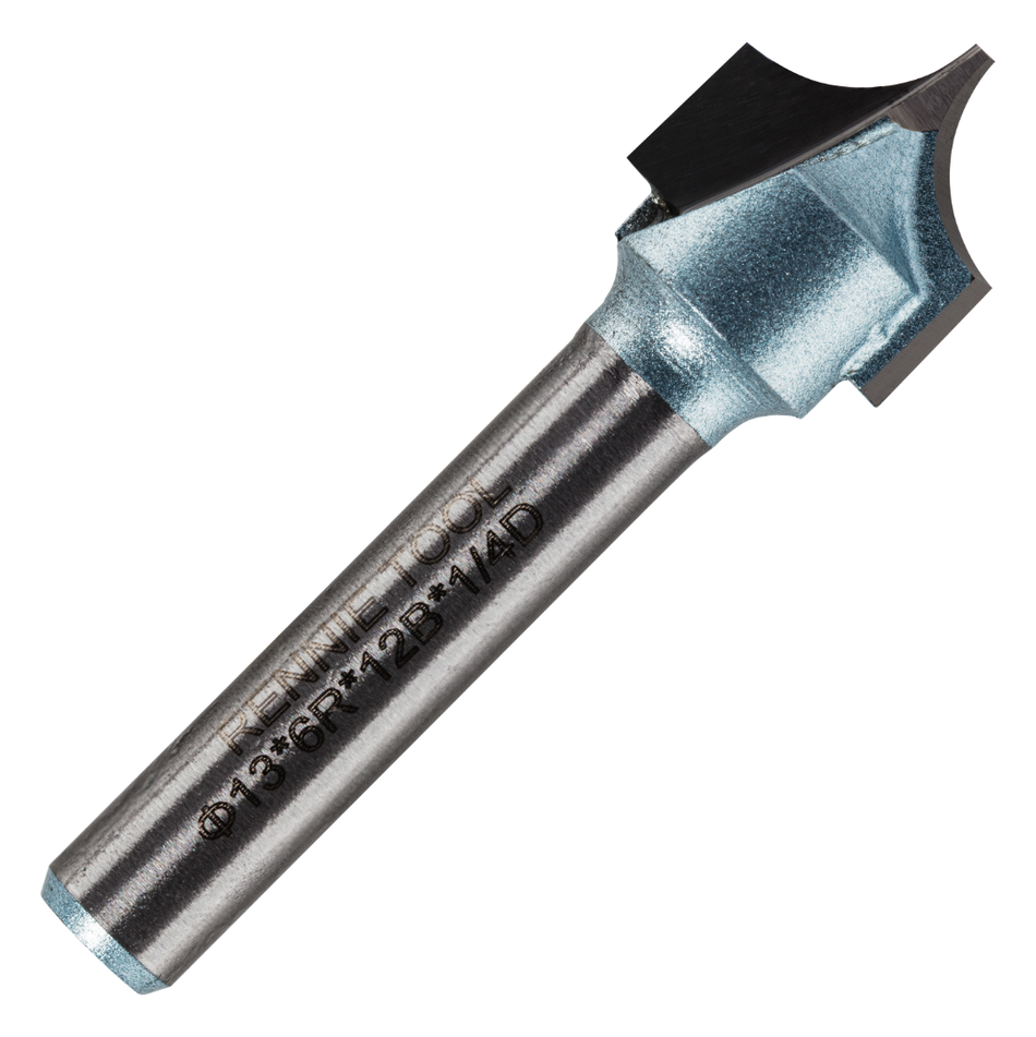 TCT Tipped Point Roundover / Edge Rounding Router Bits Fits Makita Festool Dewalt Trend Routers