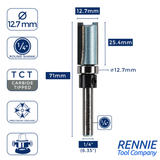 Guided Profile TCT Tipped Router Bits Fits Makita Festool Dewalt Trend Routers