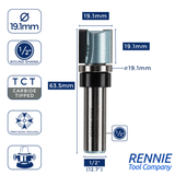 Guided Profile TCT Tipped Router Bits Fits Makita Festool Dewalt Trend Routers