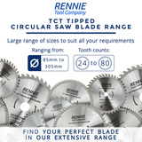 300mm x 60T TCT Circular Wood Saw Blade. Fits Bosch Makita Dewalt Circular Saws Etc