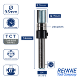Guided Profile TCT Tipped Router Bits Fits Makita Festool Dewalt Trend Routers