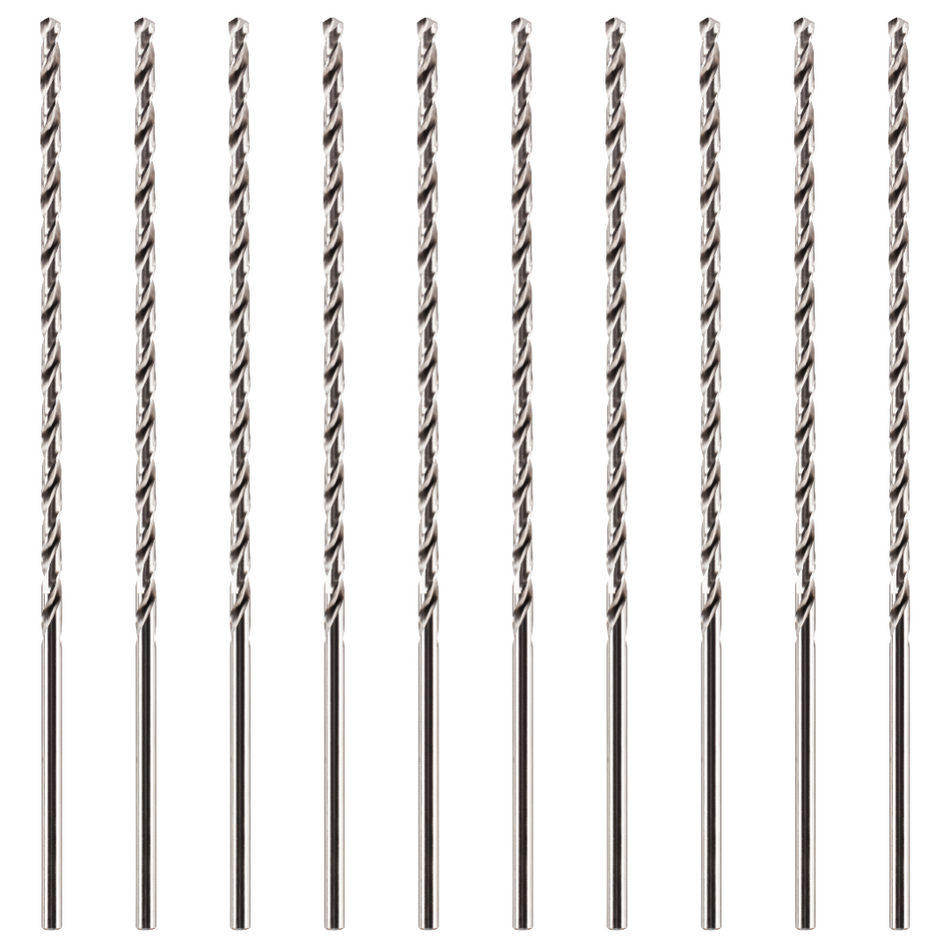 Box Of 10 x DIN1869/2 HSS Extra Long Series Jobber Drill Bit M2 Fully Ground