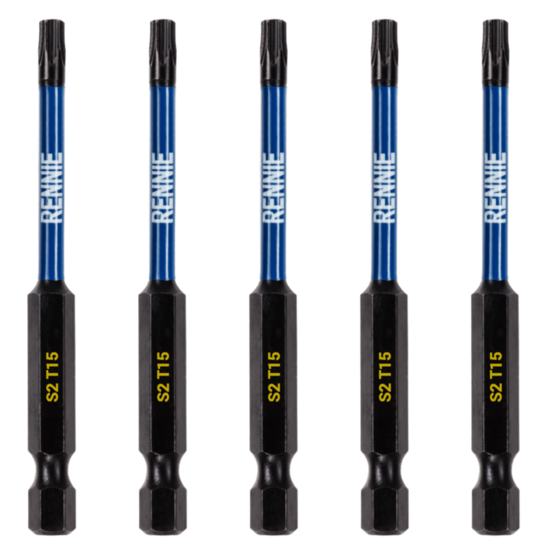 5 X SabreCut SCTP2032_5 32 Mm T20 TX20 Torx Inviolable Sécurité Tournevis à Impact Magnétique Embouts De Tournevis Heavy Duty Compatible Avec Dewalt Milwaukee Bosch Makita Et Plus