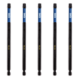 5 Pack - T30 Torx 150mm Long Magnetic Impact Screwdriver Bits Set TX30