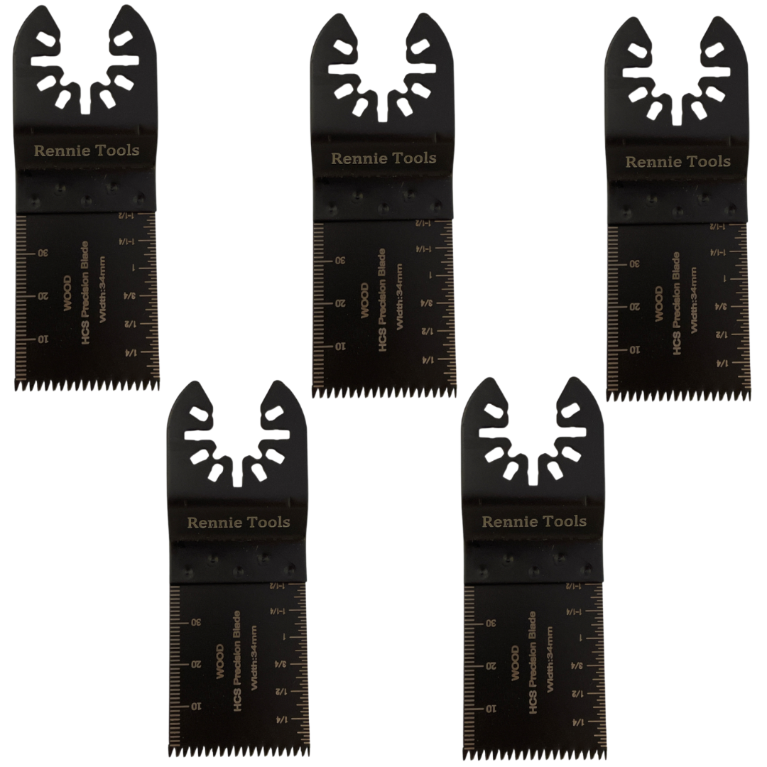 35mm COARSE CUT Oscillating Multi Tool Blades For Wood & Plastic Fits Dewalt Makita Bosch Etc