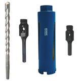 Diamond Core Drill Bit Sets With SDS Adapter, Hex Adapter & Centre Drill