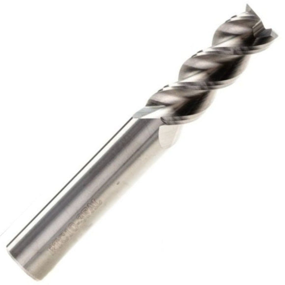 Solid Carbide 3 Flute Endmills For Aluminium Standard Lengths