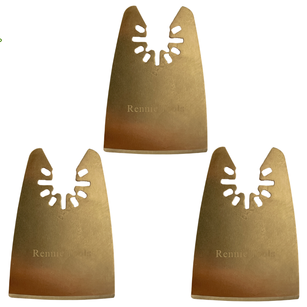 52mm Wide Flat Scraper Oscillating Multi Tool Blades Fits Dewalt Makita Bosch Etc