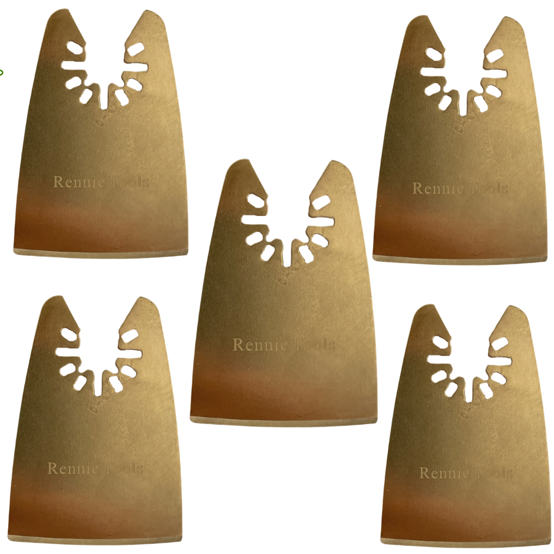 52mm Wide Flat Scraper Oscillating Multi Tool Blades Fits Dewalt Makita Bosch Etc