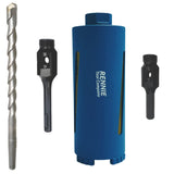 Diamond Core Drill Bit Sets With Adapters & Centre Drill - Wet or Dry Drilling Performance