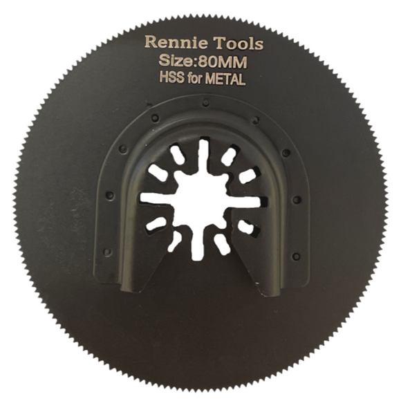 80mm Diameter Round Oscillating Multi Tool Blades For Wood, Plastic & Metal Fits Dewalt Makita Bosch Etc
