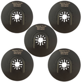 80mm Diameter Round Oscillating Multi Tool Blades For Wood, Plastic & Metal Fits Dewalt Makita Bosch Etc