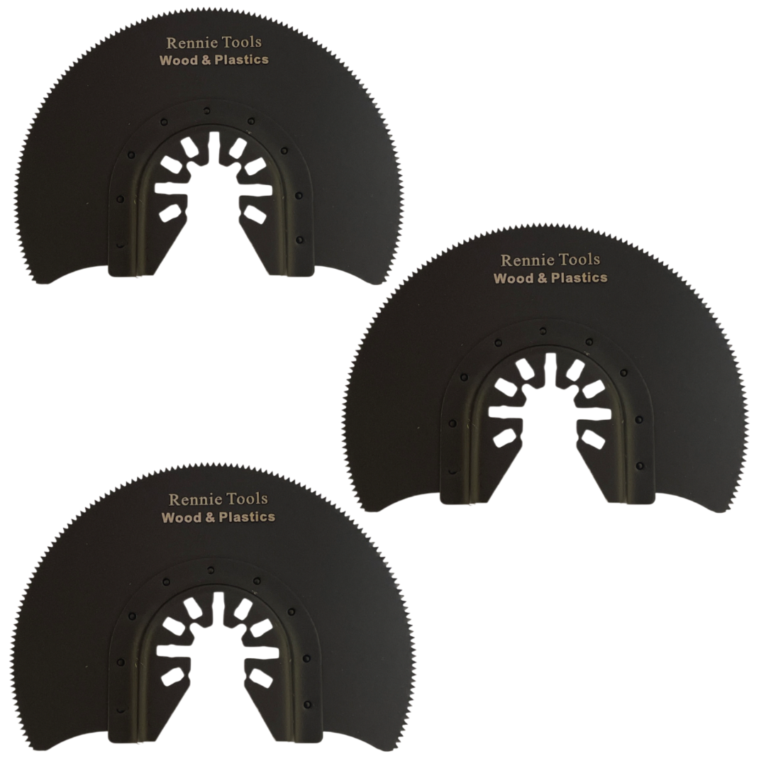 88mm Diameter Half Round Oscillating Multi Tool Blades For Wood Plastic Fits Dewalt Makita Bosch Etc