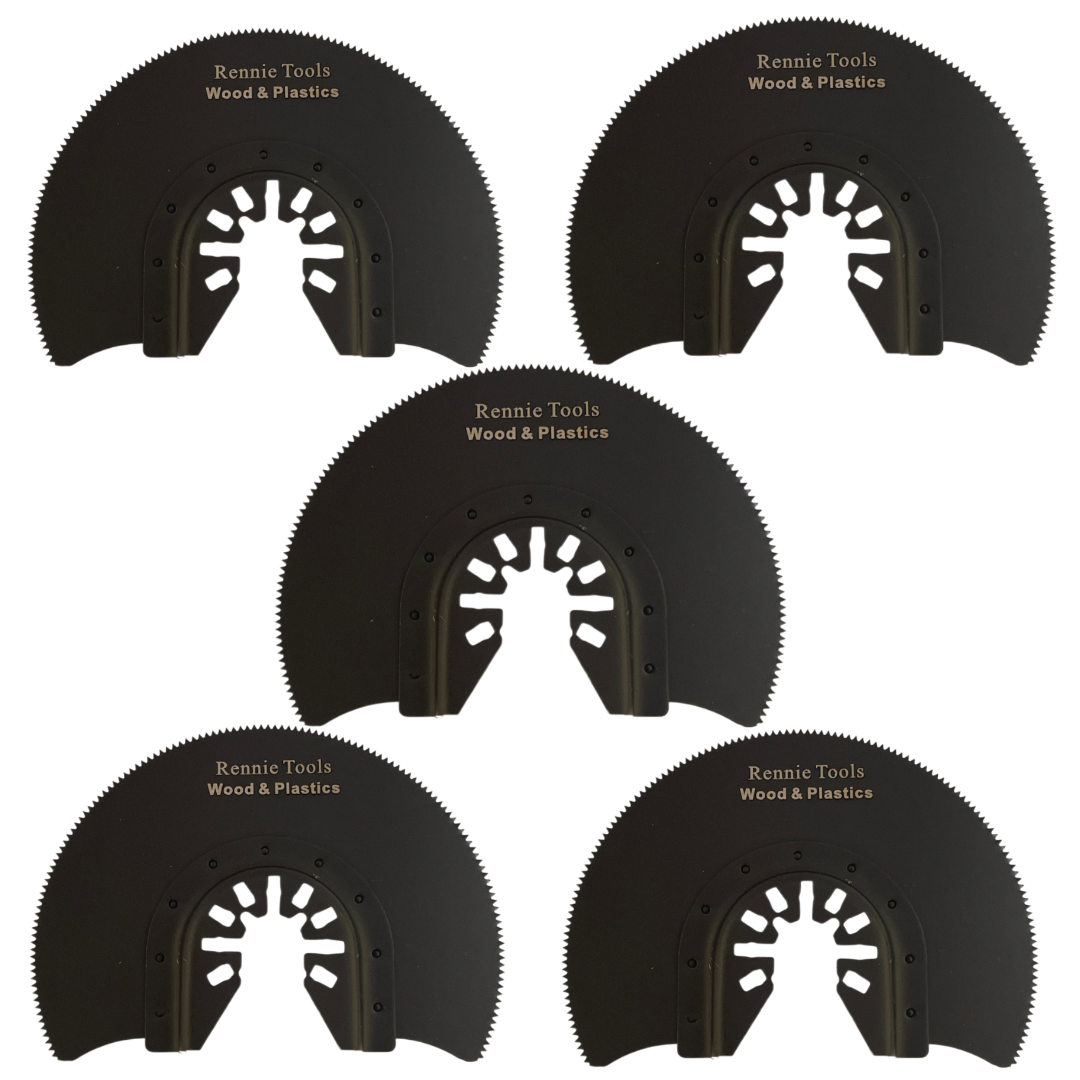 88mm Diameter Half Round Oscillating Multi Tool Blades For Wood Plastic Fits Dewalt Makita Bosch Etc