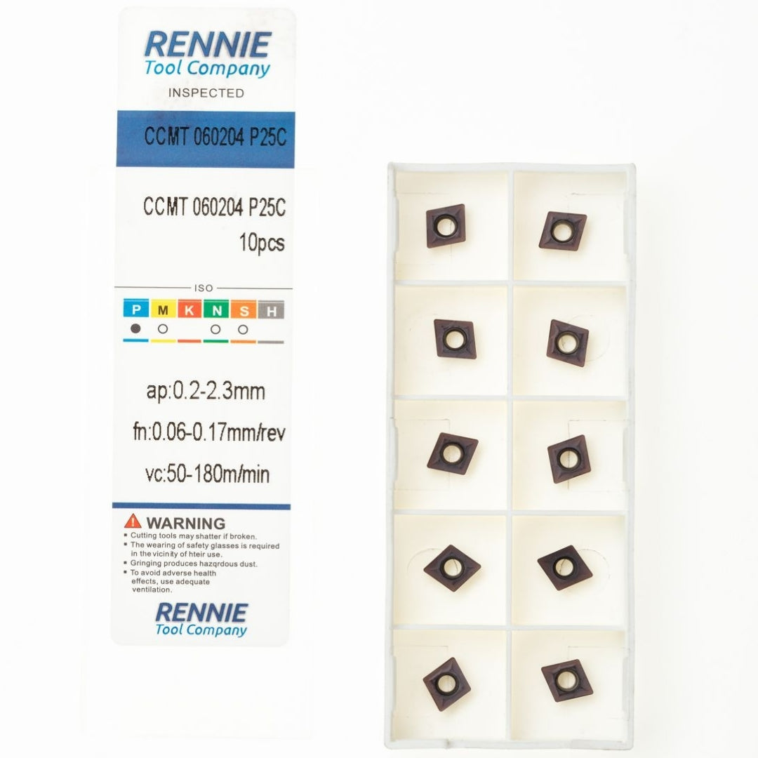 10 x Indexable Turning Inserts