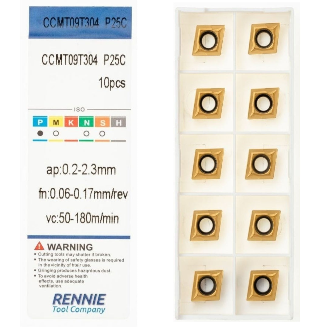 10 x Indexable Turning Inserts