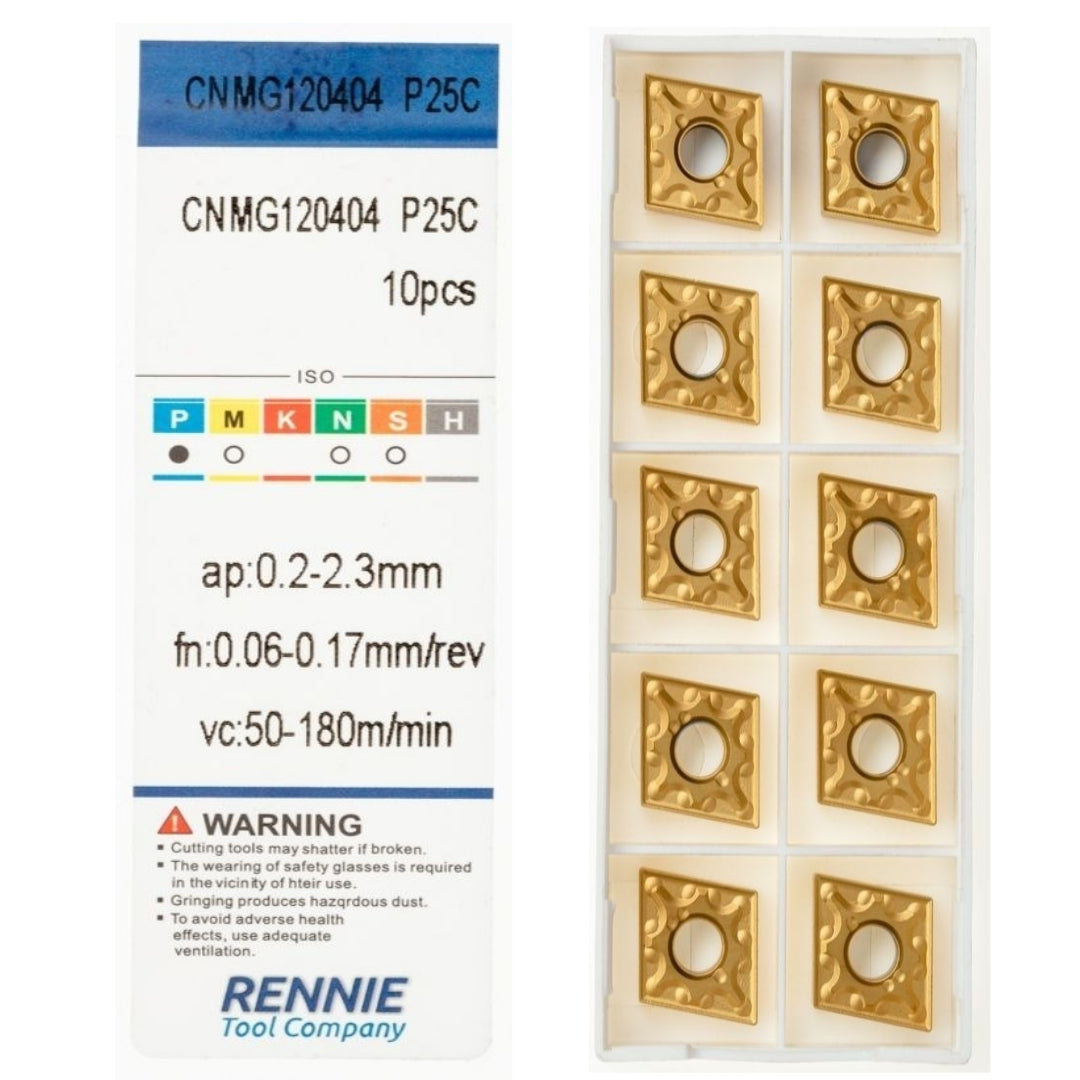 10 x Indexable Turning Inserts