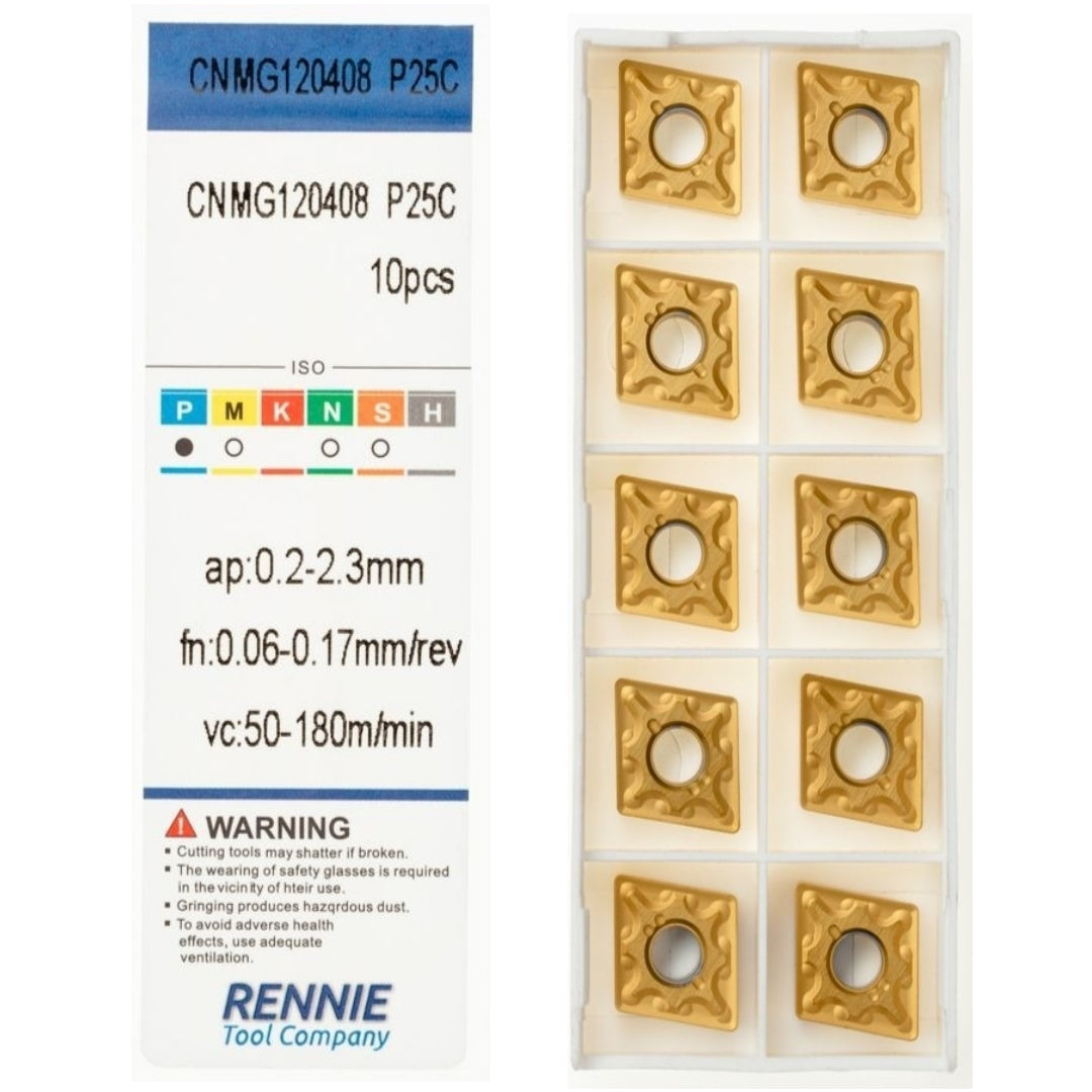 10 x Indexable Turning Inserts