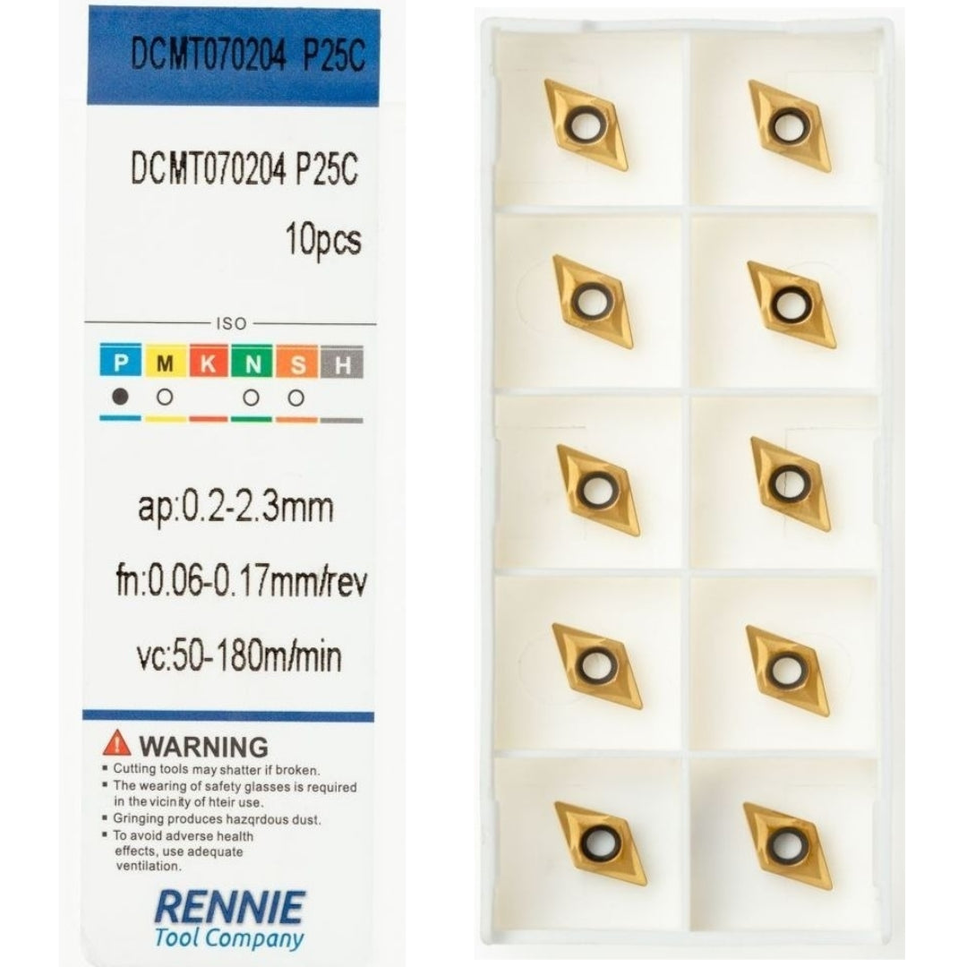 10 x Indexable Turning Inserts