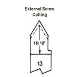 No.13R HSS Screw Cutting R/H Butt Welded Tools