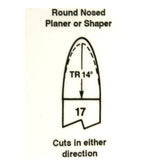 No.17 HSS Round Nose Shaper/Planer Butt Welded Tools