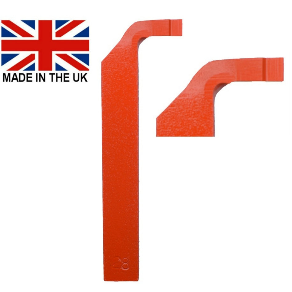 No.28 HSS Right Angle Parting Off L/H Butt Welded Tools