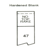 No.47 HSS Butt Welded Blank Tools