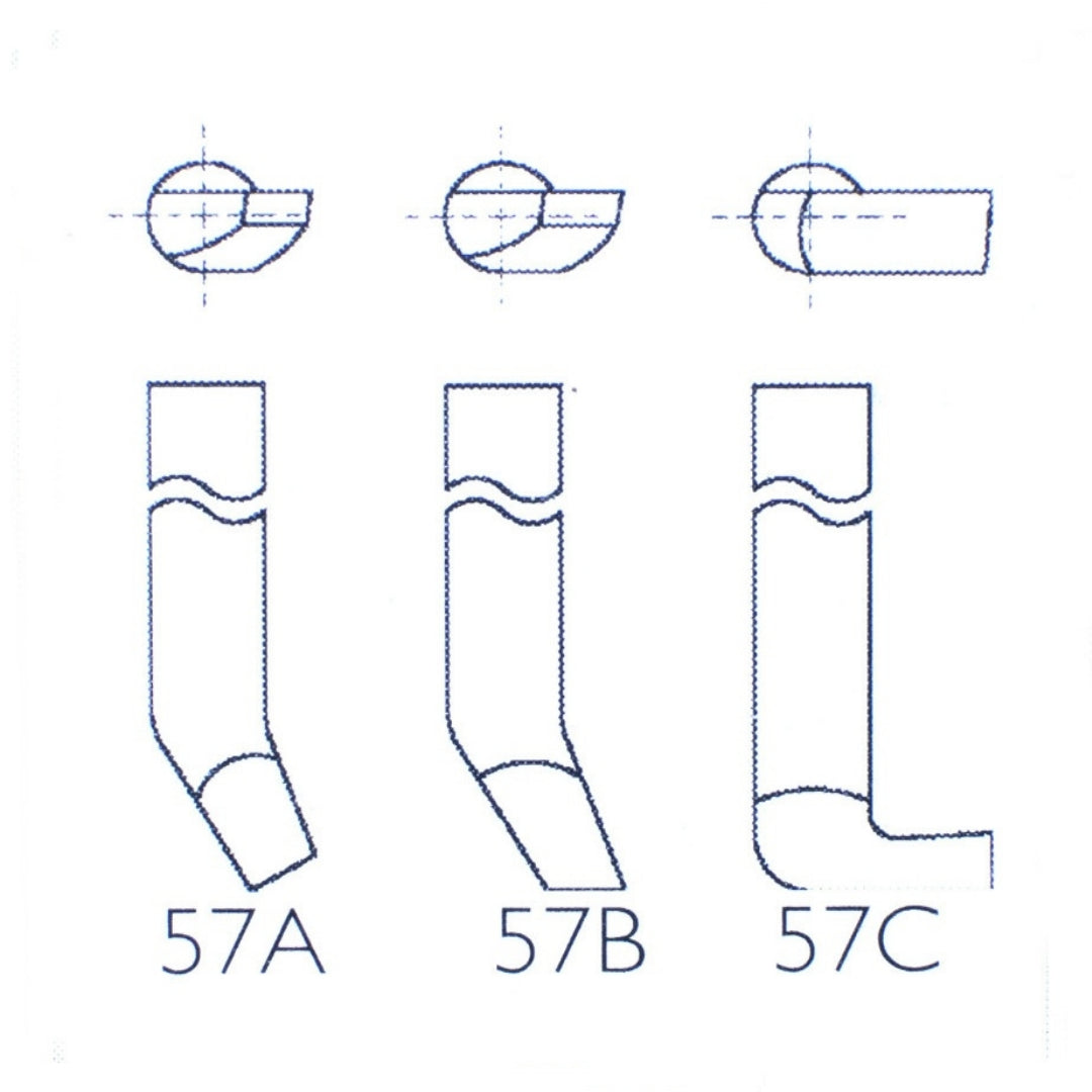 No.57B HSS Boring 10 Degree Rake Butt Welded Tools