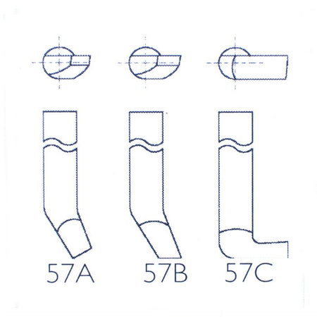 No.57B HSS Boring 10 Degree Rake Butt Welded Tools