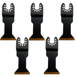 44mm Titanium Coated Bi-Metal Oscillating Multi Tool Blades For Wood, Laminate, Nails & Drywall Fits Dewalt Makita Bosch Etc