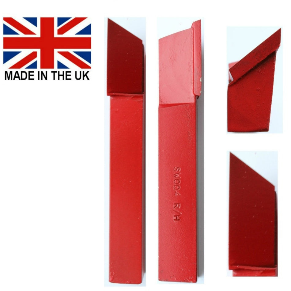 SW004 R/H K20 Brazed Carbide Tipped Lathe Tool For Machining Rubber