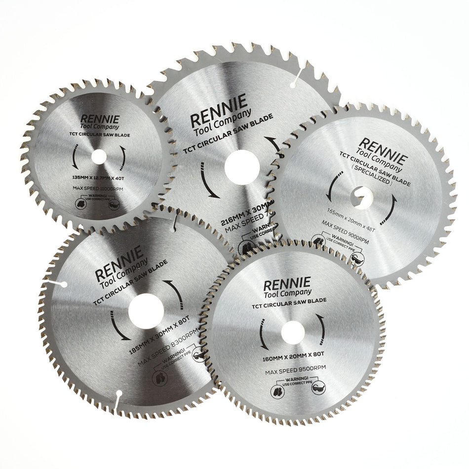TCT Circular Wood Saw Blades Fits Bosch, Dewalt, Festool, Makita etc