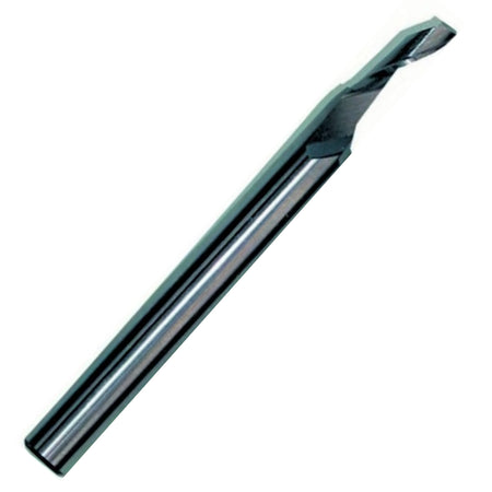 HSS Cobalt Helical Plunge Single Flute Up Cut Router Bits For Aluminium & uPVC