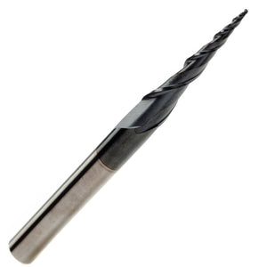 Solid Carbide Taper Ball Nose End Mill Engraving Bit TiAlN Coated